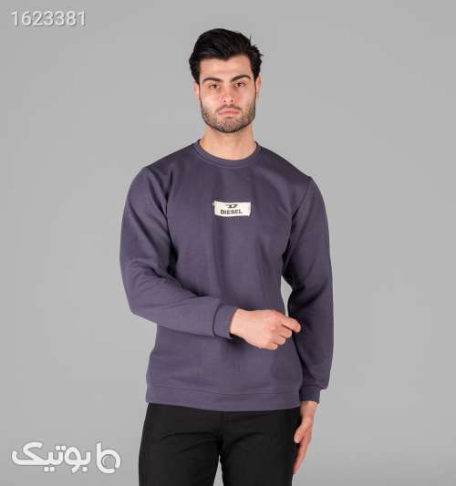 بلوز دورس مردانه یقه گرد طرح دار Diesel نقره ای 05 2026