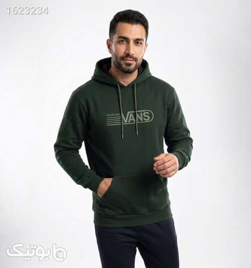 هودی مردانه کلاه دار طرح دار Vans سبز 05 2026