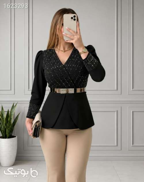شومیز فوق العاده جذاب  مشکی 05 2026