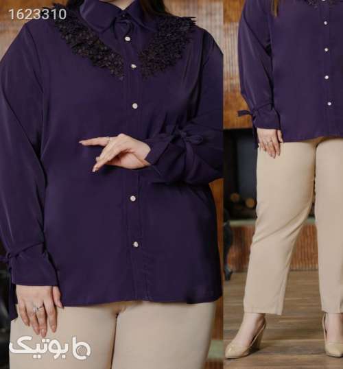 شومیز سایزبزرگ زنانه  سبز 05 2026