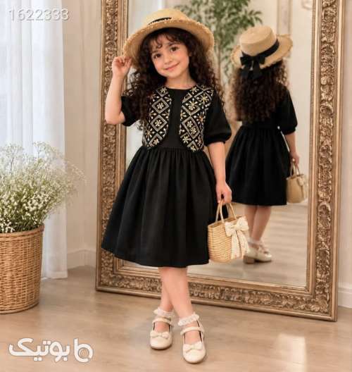 پیراهن محرمی دخترانه  مشکی 05 2026