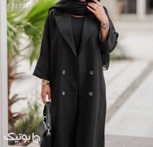 مانتو بلند محرمی  مشکی 05 2026
