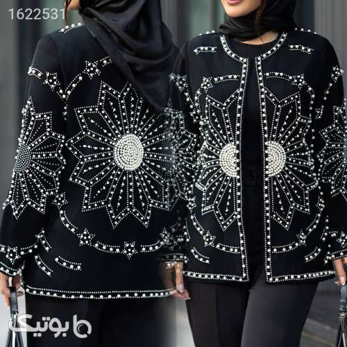 مانتو مجلسی  مشکی 05 2026