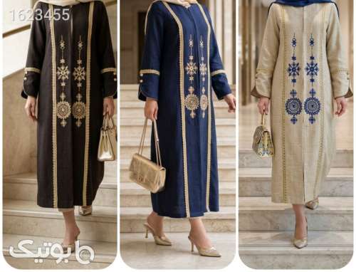 مانتو گلدوزی شده  مشکی 05 2026