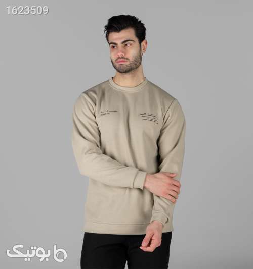 بلوز دورس مردانه یقه گرد طرح دار کرم 05 2026