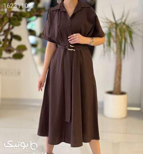 پیراهن اسپرت  قهوه ای 05 2026