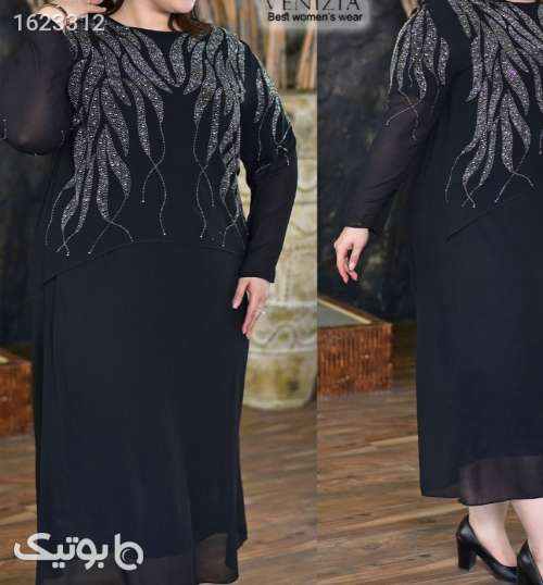 پیراهن مجلسی سایزبزرگ  سبز 05 2026
