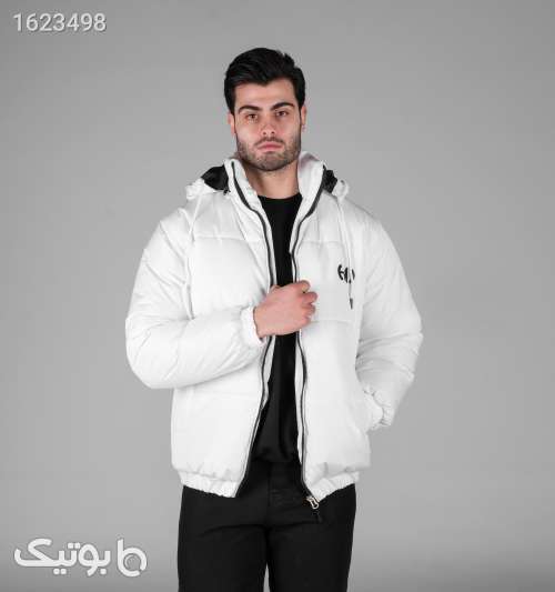 کاپشن اسپرت مموری مردانه بادی سفید سفید 05 2026