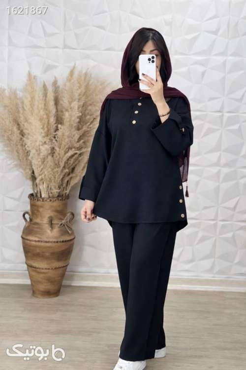 ست مانتو شلوار ماهک  سبز 05 2026