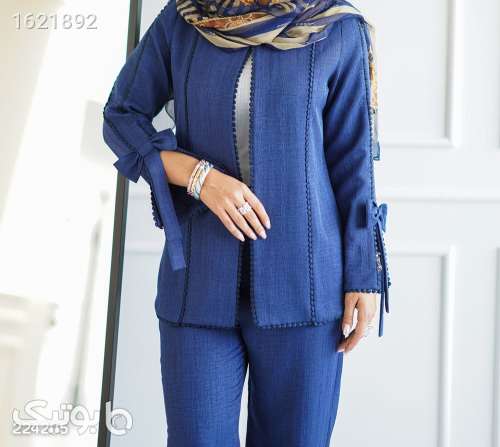 کت و شلوار مدل فلامک  آبی 05 2026