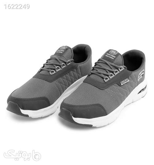 کفش ورزشی Skechers مردانه طوسی بندی طوسی 05 2026
