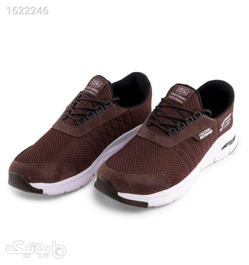 کفش ورزشی Skechers مردانه قهوه ای بندی قهوه ای 05 2026