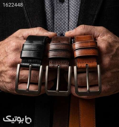 کمربند چرم مردانه قهوه ای 05 2026