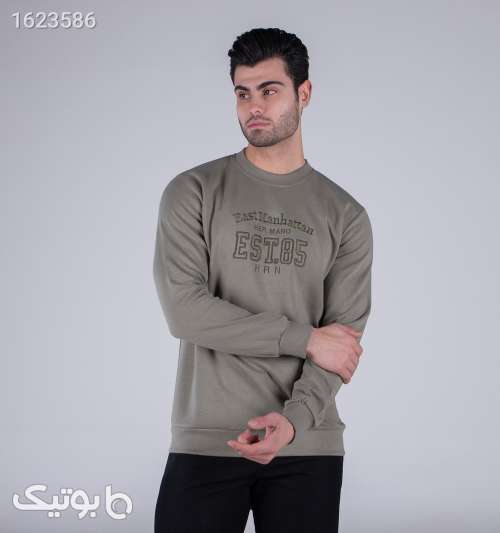 بلوز دورس مردانه یقه گرد نخ پنبه دو رو طرح‌دار سدری سایز XL تا XXL کرم 05 2026
