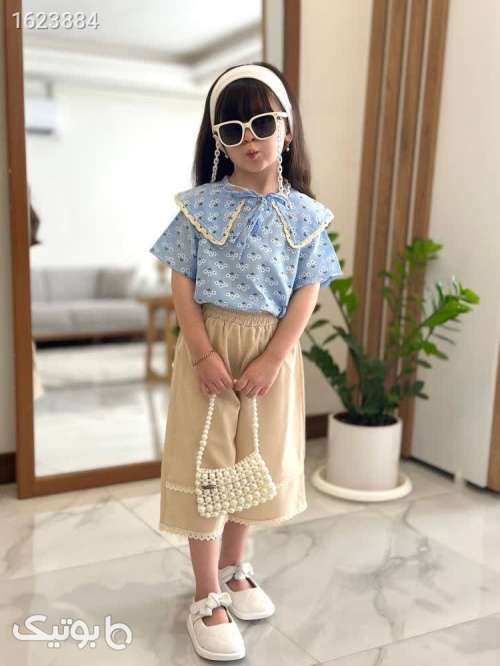 بلوز شلوار دخترانه  سبز 05 2026