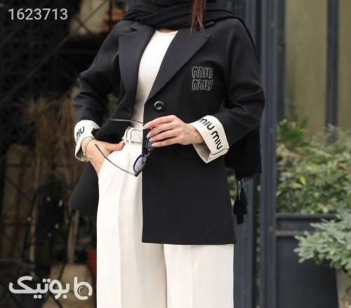 مانتو کتی یقه انگلیسی  مشکی 05 2026