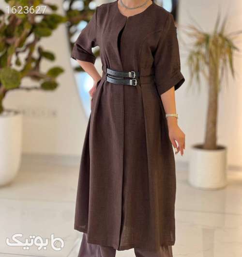 پیراهن بلند کیفیت عالی  سورمه ای 05 2026