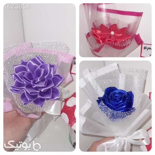 شاخه گل روبانی آبی 05 2026