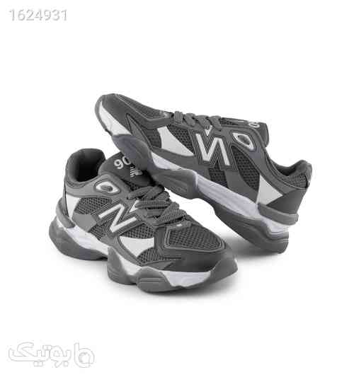 کفش اسپرت New Balance مردانه بندی طوسی تیره