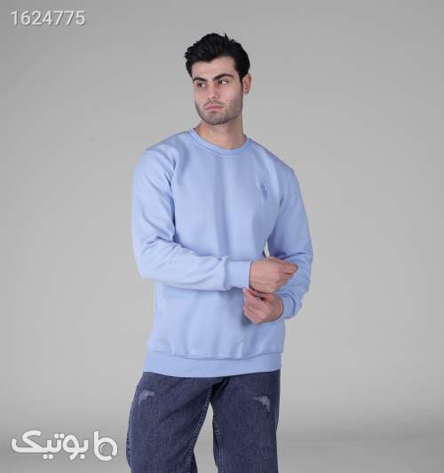 بلوز دورس مردانه یقه گرد ساده آبی روشن Ø¢Ø¨ÛŒ Ú©Ù…Ø±Ù†Ú¯ 05 2026