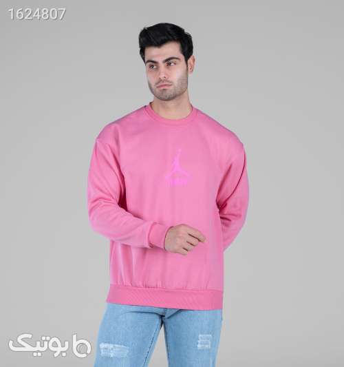 بلوز دورس مردانه یقه گرد طرح دار Jordan صورتی صورتی 05 2026