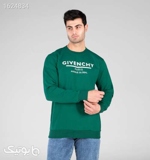 بلوز دورس مردانه یقه گرد طرح دار سبز سبز 05 2026