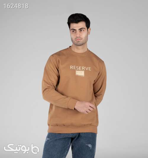 بلوز دورس مردانه یقه گرد طرح‌دار شتری نقره ای 05 2026