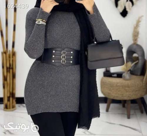 گپ بافت یقه اسکی  نقره ای 05 2026