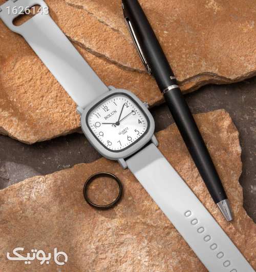 ساعت مچی زنانه عقربه‌ای Selin طوسی بند سیلیکونی سگکی طوسی 05 2026