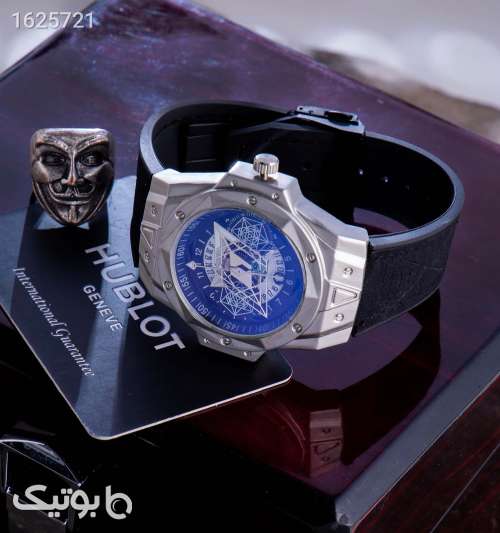 ساعت مچی عقربه ای مردانه بند رابر مشکی مشکی 05 2026