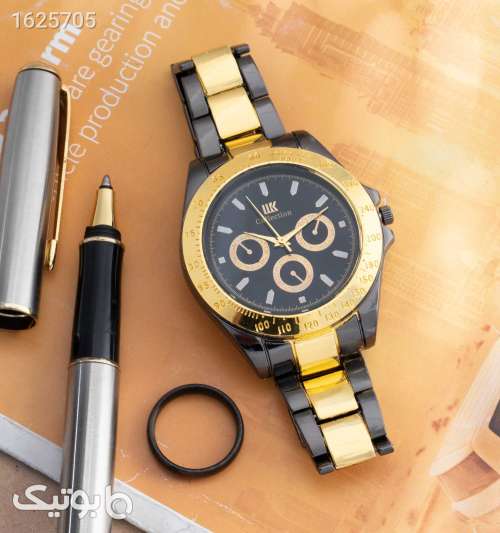 ساعت مچی عقربه‌ای مردانه IIK Collection مدل مشکیطلایی مشکی 05 2026