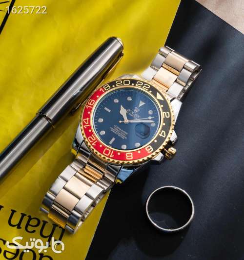 ساعت مچی مردانه Rolex استیل طلایینقره‌ای صفحه مشکی طلایی 05 2026