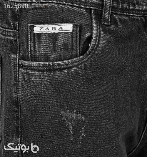 شلوار جین مام فیت مردانه ذغالی اسپرت زارا طوسی 05 2026