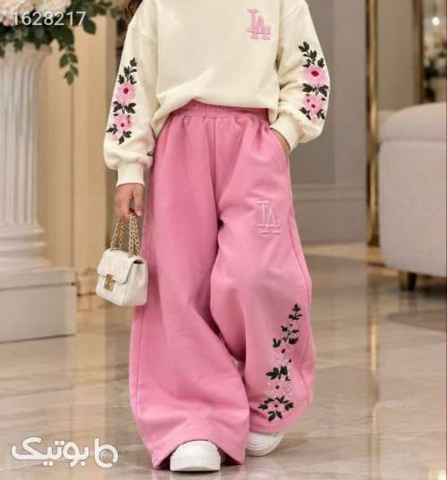 ست بلوز شلوار دخترانه  کرم 05 2026