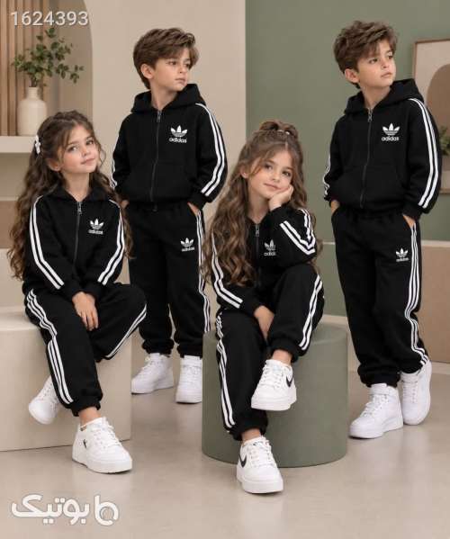 سویشرت شلوار دخترانه و پسرانه  مشکی 05 2026
