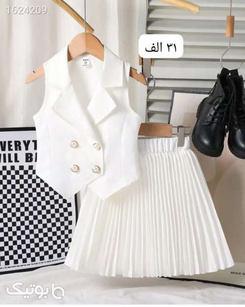ژیله و دامن فوق العاده زیبا  سفید 05 2026