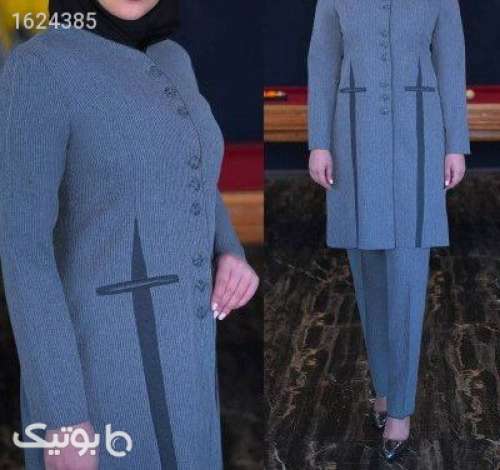 ست مانتو شلوار اداری رسمی  مشکی 05 2026