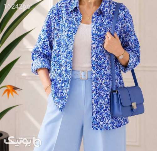 شومیز شلوار خفن  آبی 05 2026