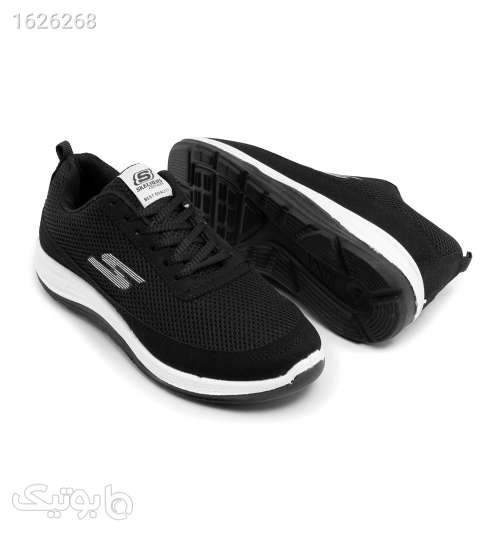 کفش اسپرت مردانه SKECHERS مشکی بندی مدل بنددار مشکی 05 2026