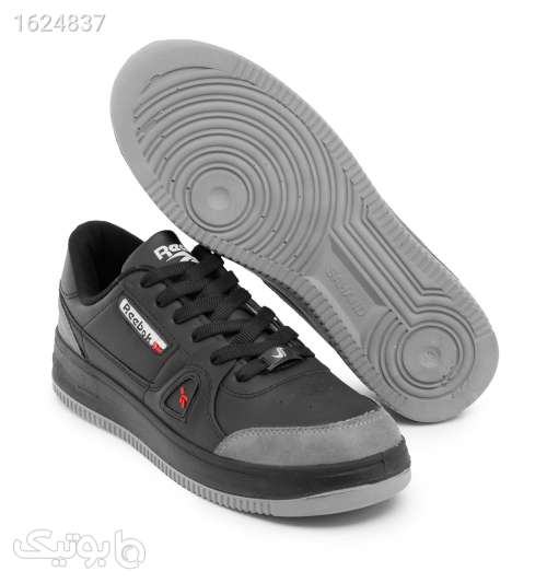 کفش روزمره مردانه Reebok چرم مصنوعی بنددار طوسی 05 2026