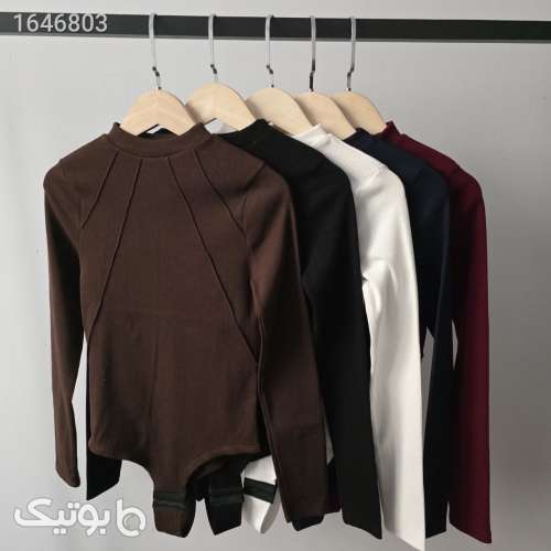 بادی آستین بلند مارگارت مشکی 05 2026