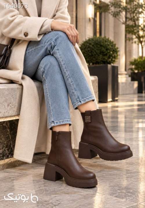 نیم بوت شایلین  قهوه ای 05 2026