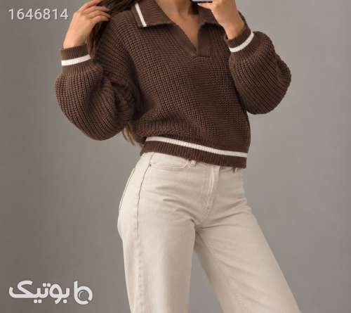 بلوز بافت طرح پلوشرت مشکی 05 2026
