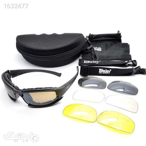 ست عینک تاکتیکال دایزی daisy x7  مشکی 05 2026