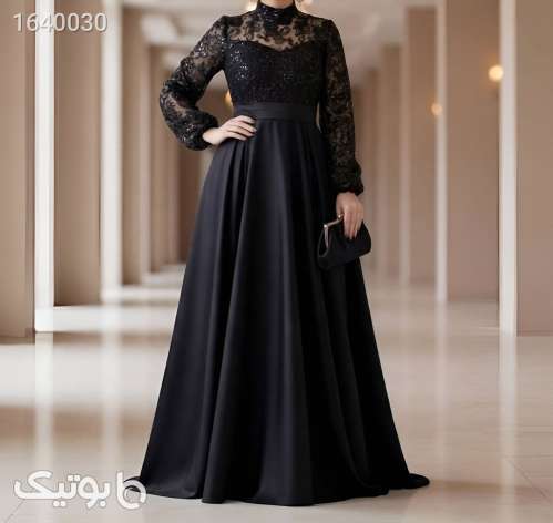 ماکسی مجلسی کیفیت بالا  مشکی 05 2026