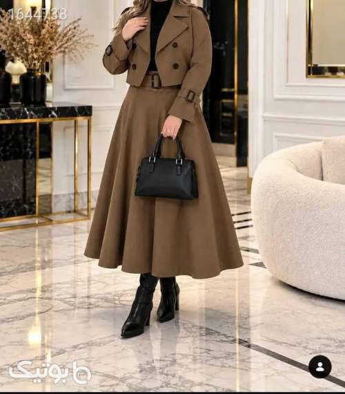 کت و دامن پاییزه مادام مشکی 05 2026